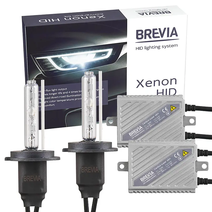 Комплект ксенону Brevia Н7 6000К + Super Slim Canbus(15763)
