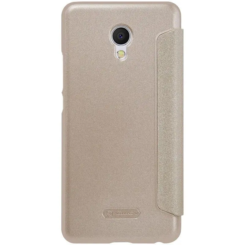 Чехол-книжка Nillkin Sparkle case Meizu M3e Gold - фото 5