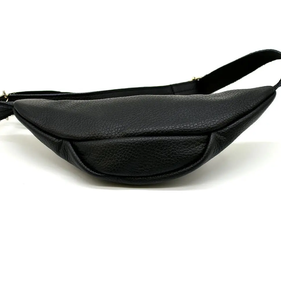 Чоловіча шкіряна поясна сумка TARWA 11×28×6 см sum0025986 - фото 5