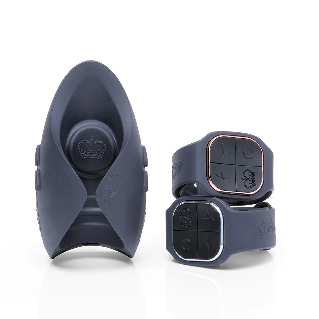 Мастурбатор Hot Octopuss PULSE DUO LUX з пульсацією, 10.6 см (чорний)