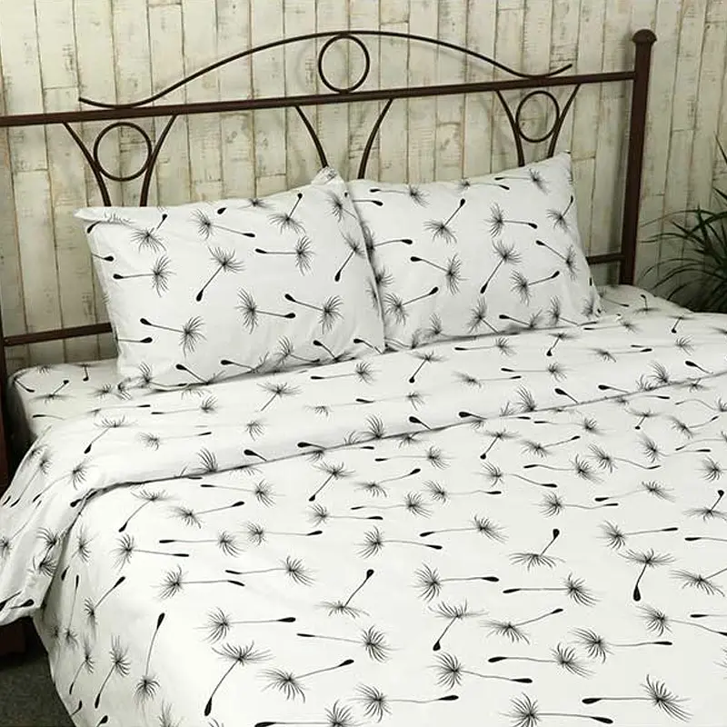 Підковдра Руно Fly White, бязь набивна, полуторна, 215х143 см, комбінований (51.114Б_Fly white) - фото 2