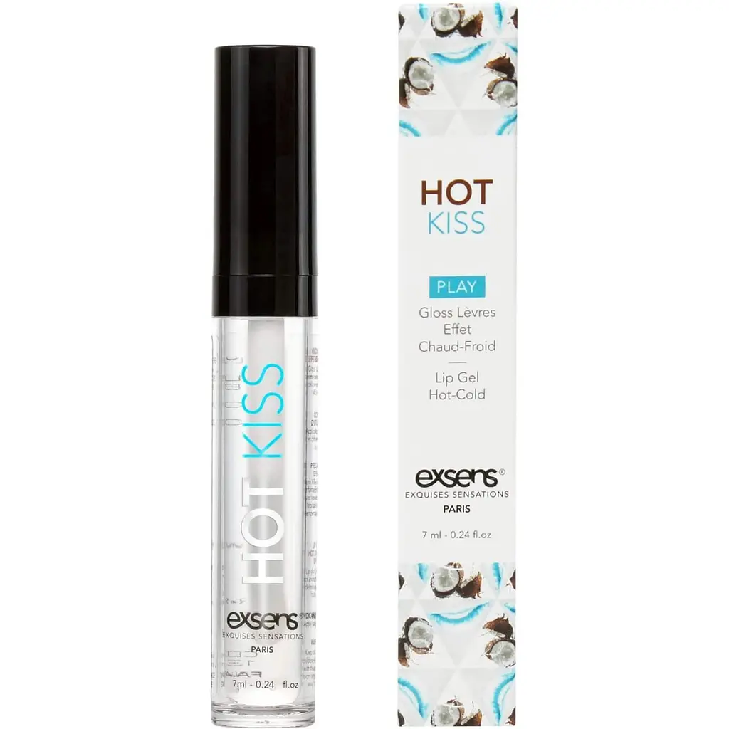 Блиск для губ Exsens Hot Kiss Кокос зі зігріваючим ефектом 7.4 мл - фото 2
