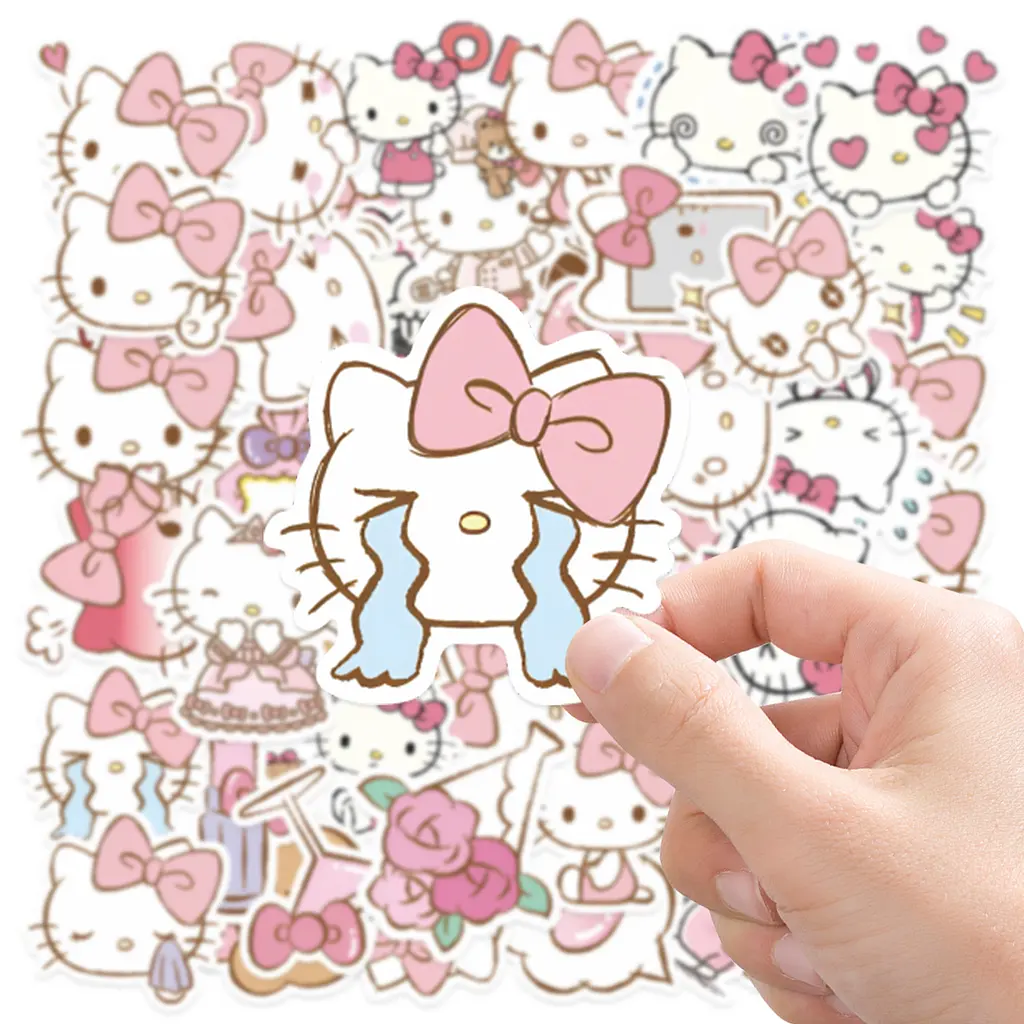 Стікерпак Набір наклейок GeekLand Hello Kitty Хелло Кітті 50 штук - фото 4