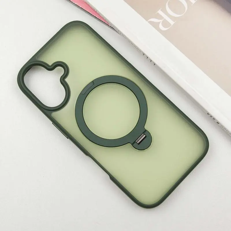 Чохол Ummi Colorful with MagSafe HQ Ring для Apple iPhone 16 6.1" Green - фото 2