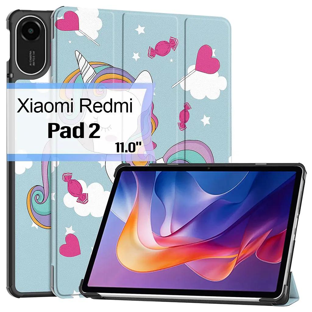 Чохол до планшета BeCover Smart Case Xiaomi Redmi Pad 2 11.0" Unicorn (714626) - фото 2