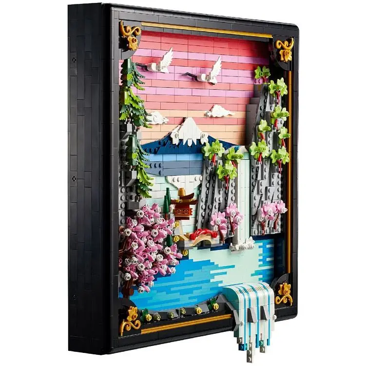 Конструктор LEGO Art Японский пейзаж с цветом сакуры 1892 детали (31218) - фото 4