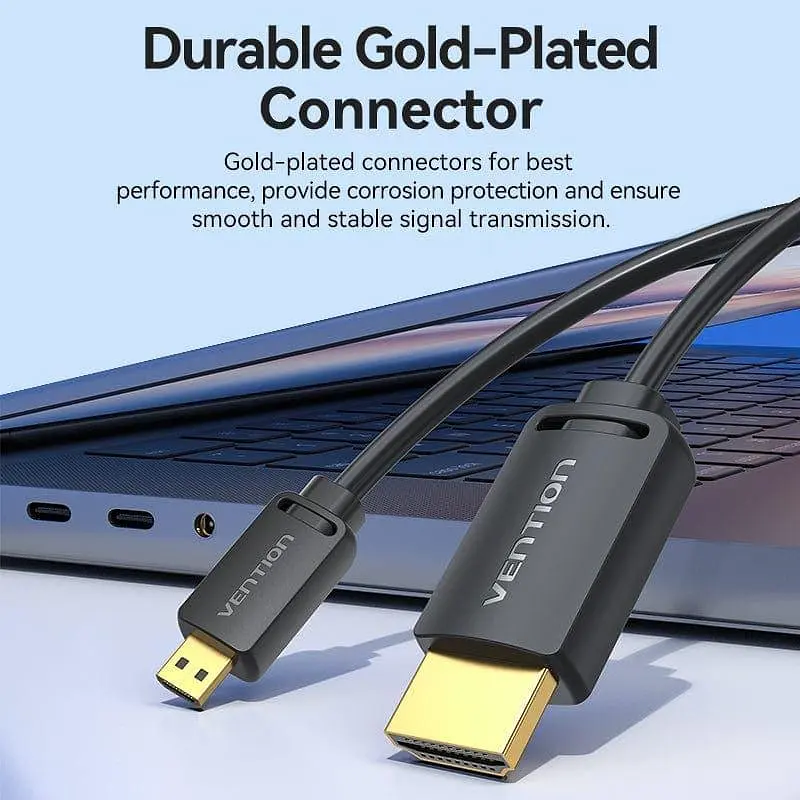 Кабель Vention HDMI-miniHDMI V 2.0 2 м (AGHBH) - фото 4