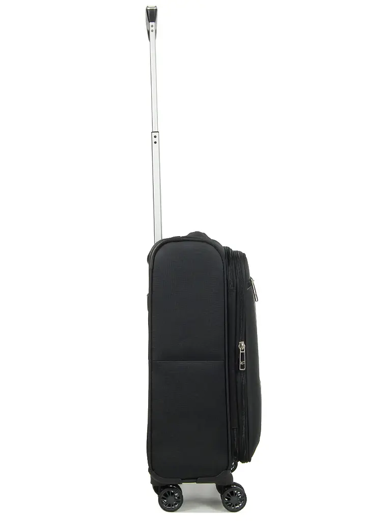 Валіза Малий (S) Airtex 825 55х35х20 см 27 л тканинний 4 колеса Чорний - фото 2