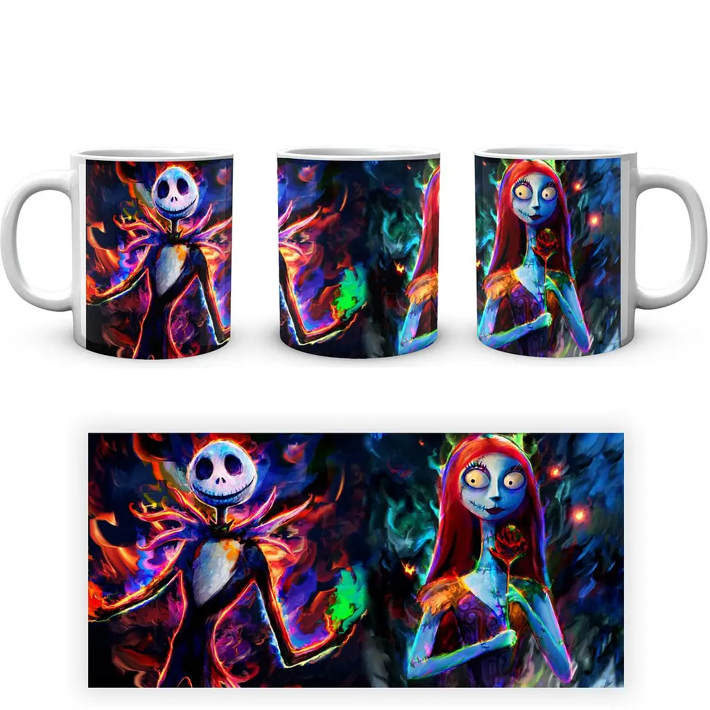 Кружка GeekLand The Nightmare before Christmas Ужас перед Рождеством NBC 11 330 мл белая - фото 4