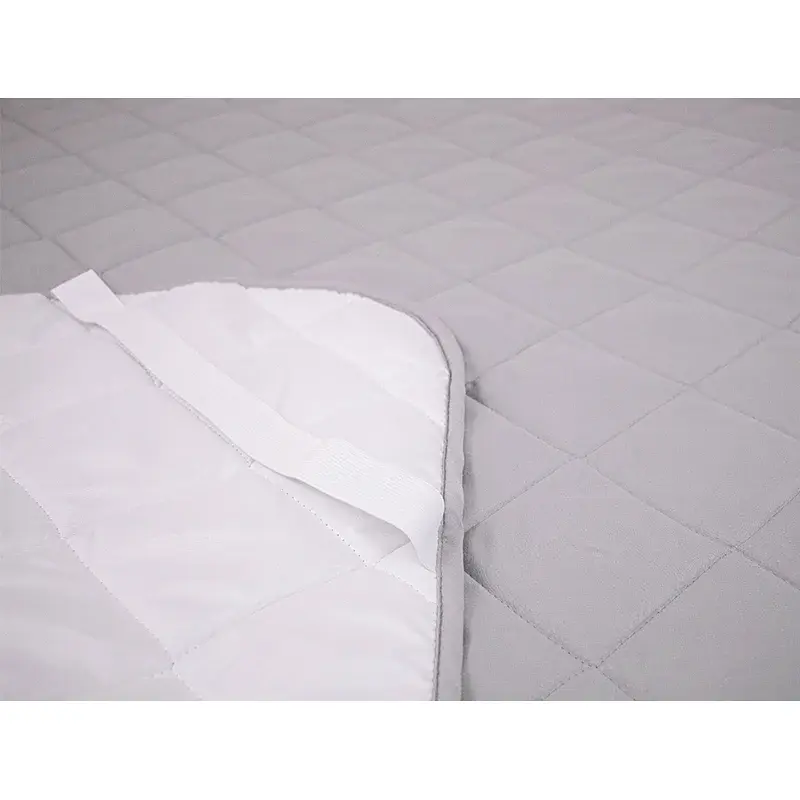 Наматрацник Руно силіконовий на гумці Grey/White 120х200 см двосторонній сірий з білим - фото 3