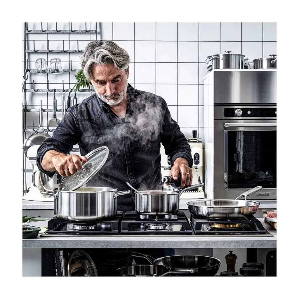 Ківш KitchenAid MSS 18 см 2,1 л з кришкою (CC003257-001) - фото 5