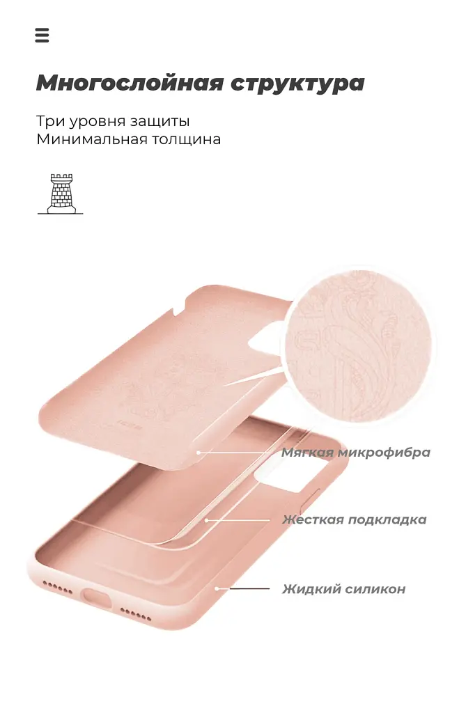 Чехол ArmorStandart ICON для Apple iPhone 12 Mini Camera cover Pink Sand - фото 6