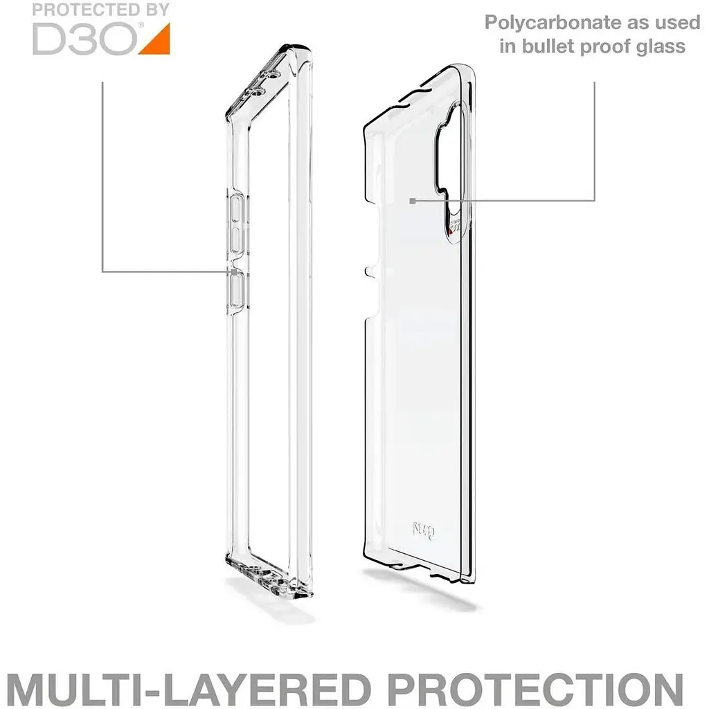 Противоударный чехол Gear4 Crystal Palace D3O для Samsung Galaxy S10e Прозрачный - фото 7