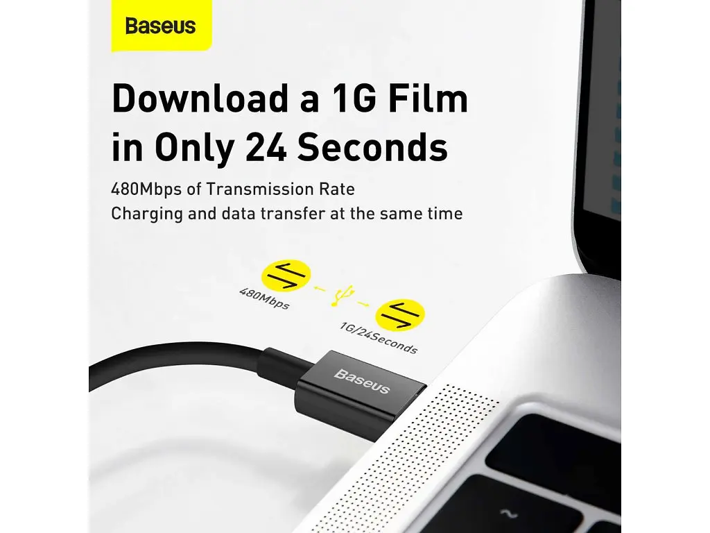 Кабель Baseus Superior Series Fast Charging USB-C to Lightning 20W 2m Black (CATLYS-C01) [75257] - фото 9