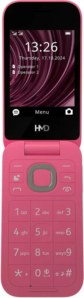 Мобільний телефон HMD 2660 Flip Red - фото 5