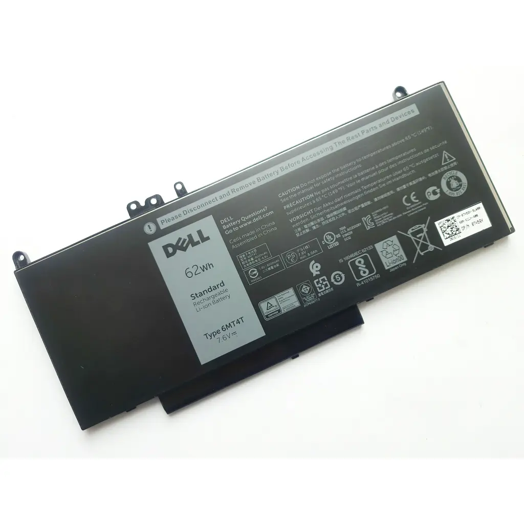 Акумулятор до ноутбука Dell Latitude E5570 6MT4T, 7750mAh (62Wh), 4cell, 7.6V, Li-ion (A47176) - фото 2