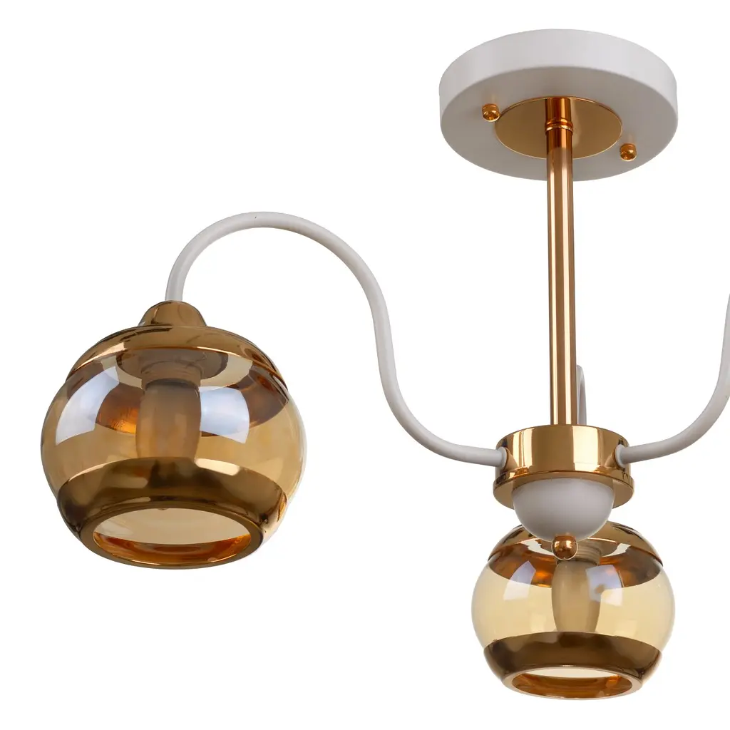 Люстра потолочная Brille в спальню E27 BG (LK-661C/3) - фото 4