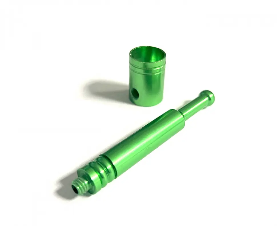 Курительная трубка N41 Aluminum metal pipe 91 мм (YD113) - фото 2