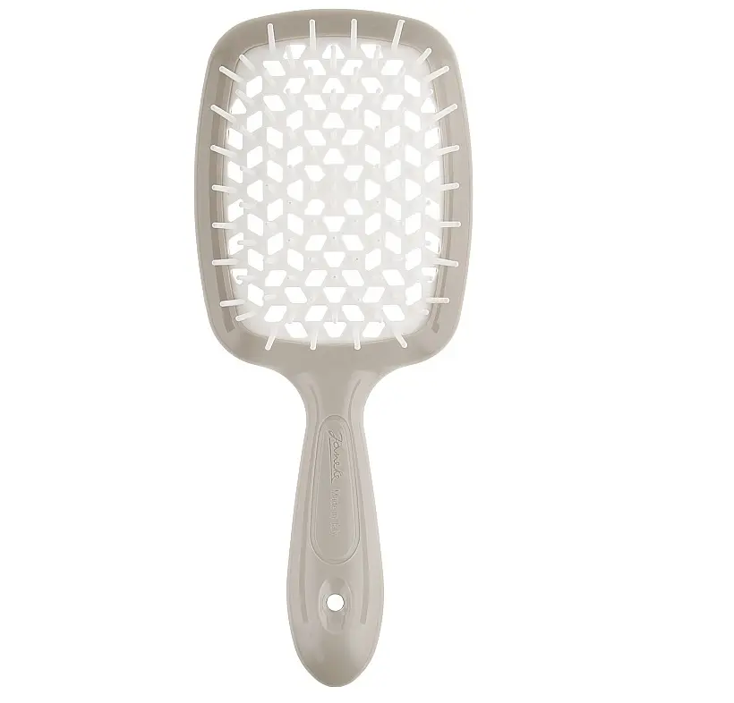 Щітка для волосся сіра з білим Superbrush Janeke