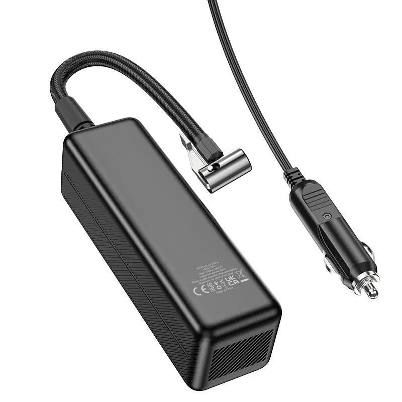 Автомобільний насос Hoco ZP5 May smart air pump Black - фото 5