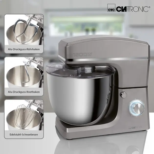 Планетарний міксер - тістоміс Clatronic KM 3765 Titan 10 л - фото 5