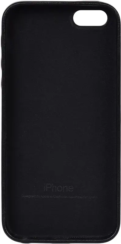 Чехол-накладка TOTO Leather Case Apple iPhone SE/5s/5 Black - фото 2