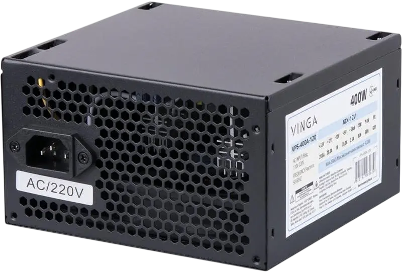 Блок живлення Vinga 400W ОЕМ (VPS-400A-120) - фото 5