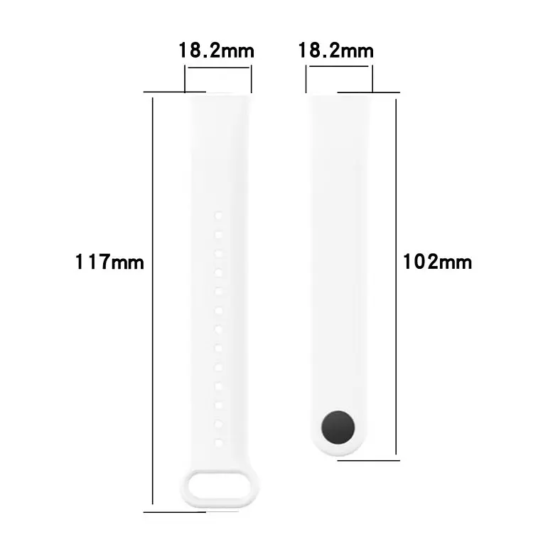 Силиконовый ремешок Primo для фитнеса браслета Xiaomi Redmi Smart Band Pro (M2101B1/BHR5501GL) White - фото 4