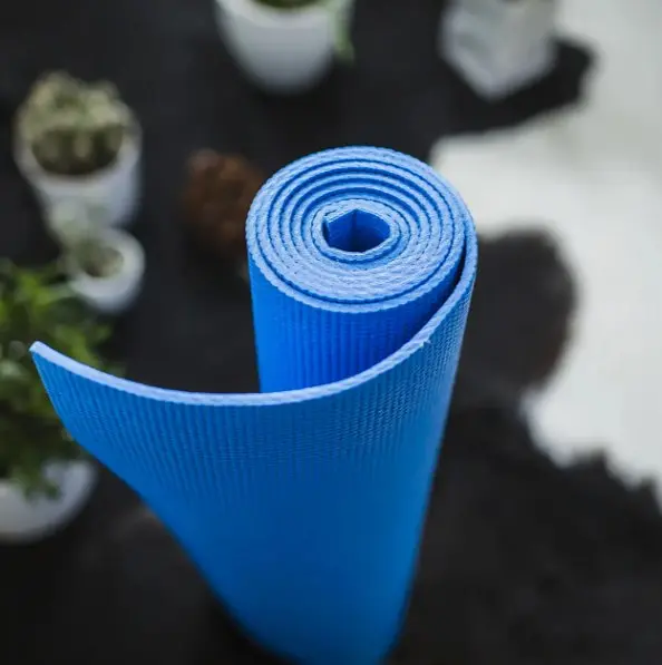 Килимок для йоги та фітнесу Power System PS-4014 PVC Fitness-Yoga Mat Blue (173x61x0.6) (PS-4014_Blue) - фото 7