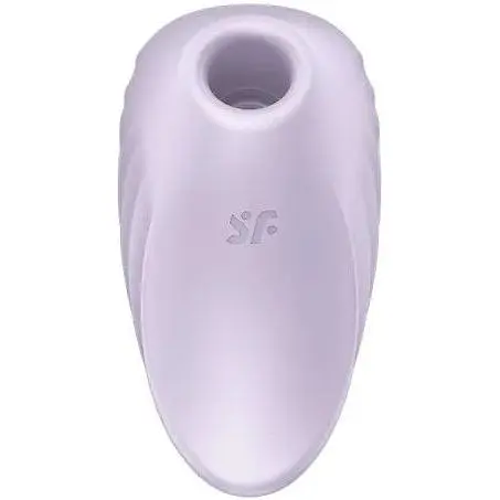 Вакуумный клиторальный стимулятор с вибрацией Satisfyer Pearl Diver Violet - фото 3