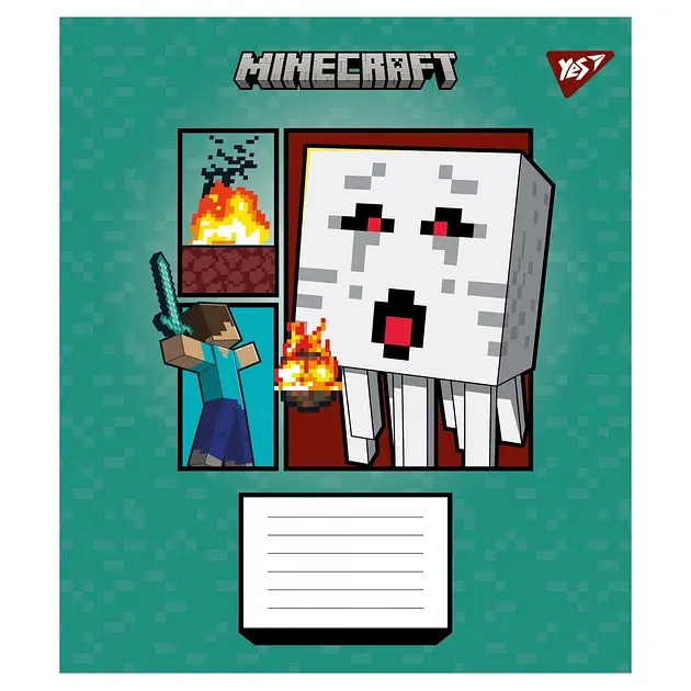 Зошиті Yes Minecraft Arrows А5, 18 аркушів в лінію (767574) - фото 3