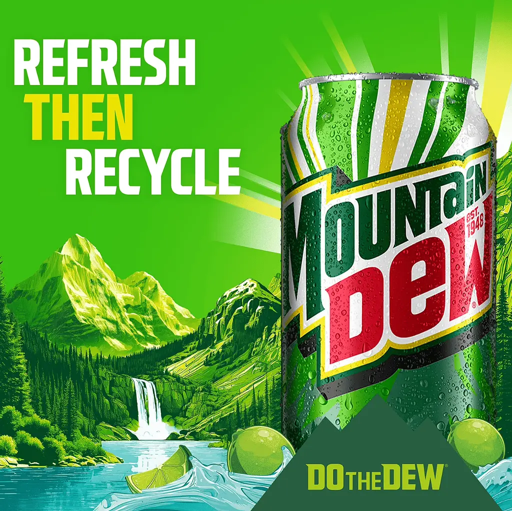 Газований напій Mountain Dew Original 355 мл - фото 3