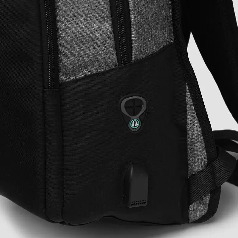 Рюкзак для ноутбука Monsen Чоловічий 1Rem8328gr-black - фото 5