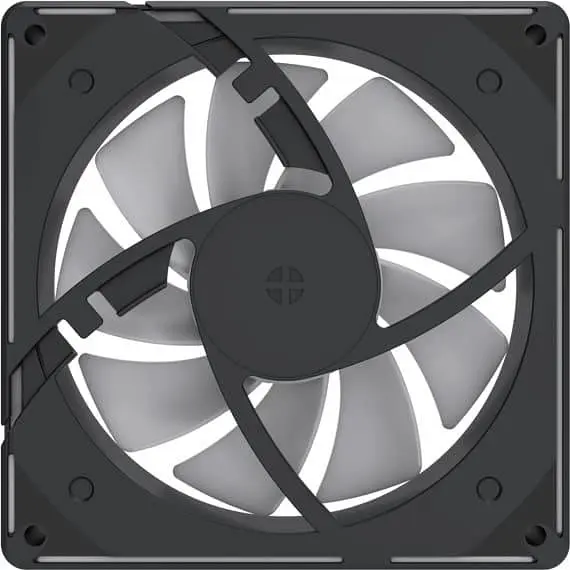 Комплект вентиляторів GameMax 3*120мм mm Black frame ARGB Fan RA300 BK (RA300 BK) - фото 6