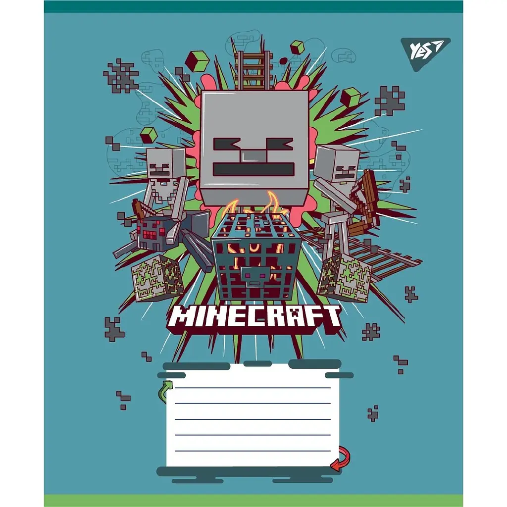Набір зошитів Yes Minecraft Heroes А5, 18 аркушів 25 шт. (767580) - фото 4