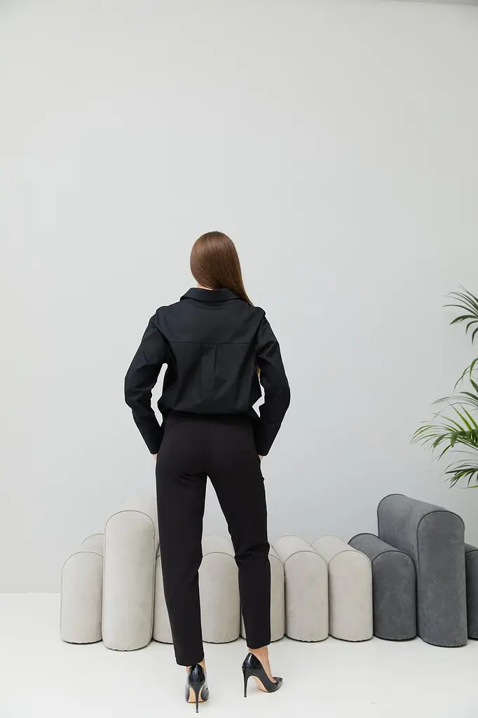 Рубашка для беременных и кормящих Geneva Lullababe размер XXL-3XL (50-52) Черный - фото 6