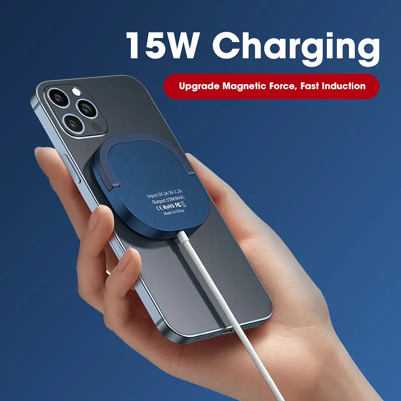 Зарядное устройство Qi 2in1 MagSafe Wireless Charger with Holder JYD-WC92 |15W Max| - фото 7