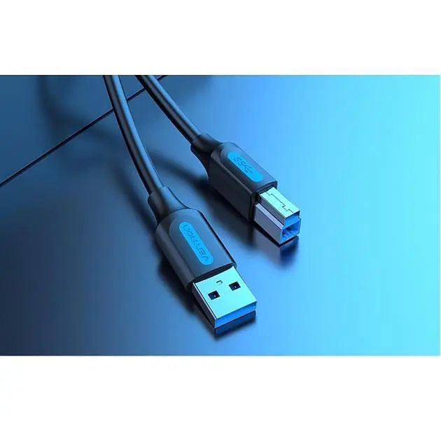 Кабель Vention COOBD USB 3.0 Type-A Male to Type-B Male Printer Cable 0.5m, Black (COOBD) - фото 2