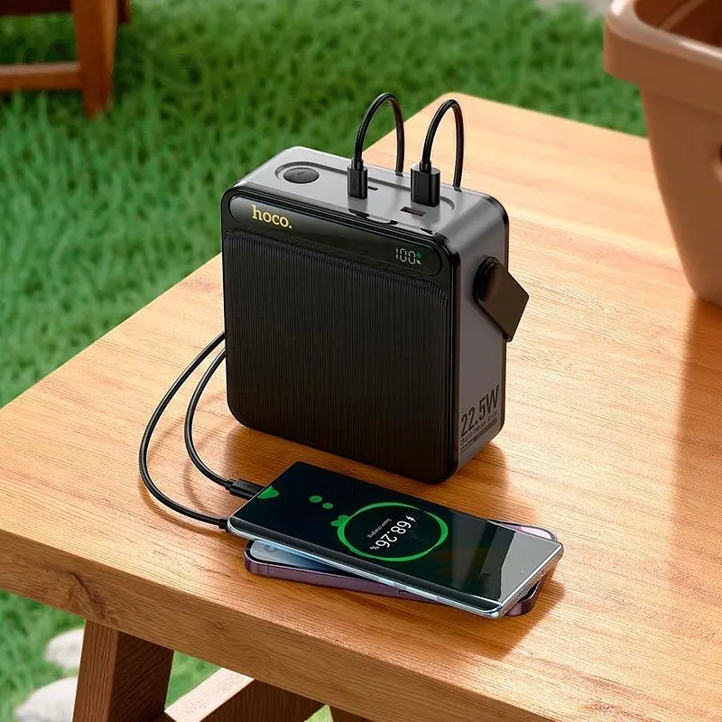 Зовнішній акумулятор Hoco J161 80000mAh 22.5W Black [156840] - фото 7