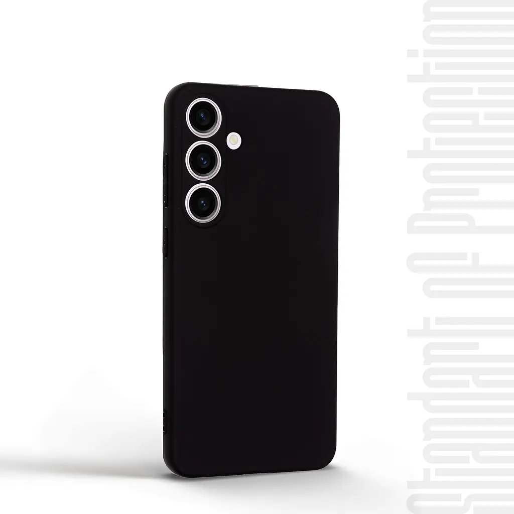 Чехол-накладка для смартфона Samsung Galaxy S24 Plus 5G (SM-S926) противоударный, силиконовый, термополиуретановый (ТПУ), с защитой камеры и корпуса, черный, защита всего корпуса, ArmorStandart (ARM72476) - фото 2