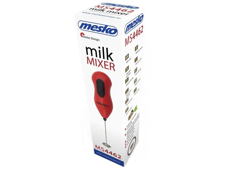 Спінювач молока Mesko MS 4462 Red - фото 4