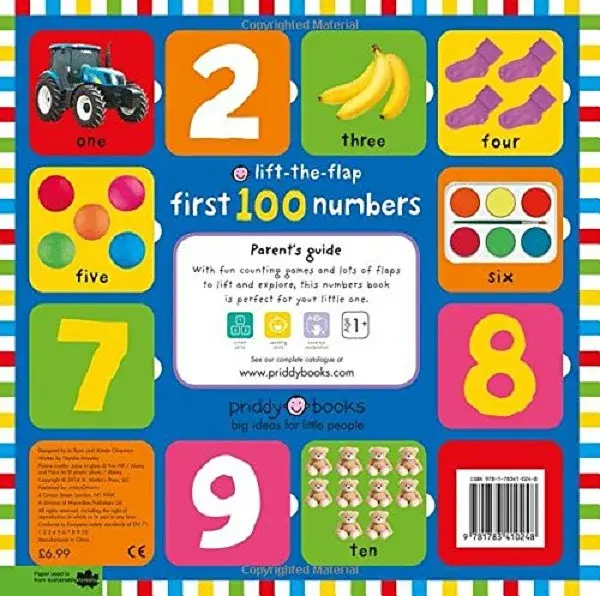 Lift-the-Flap. First 100 Numbers - фото 2