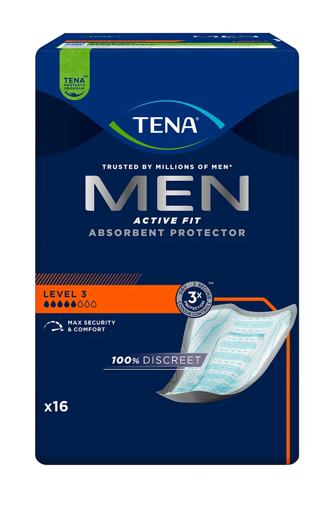 Урологічні прокладки для чоловіків Tena Men Active Fit Level 3, 8 шт. (750856) - фото 2