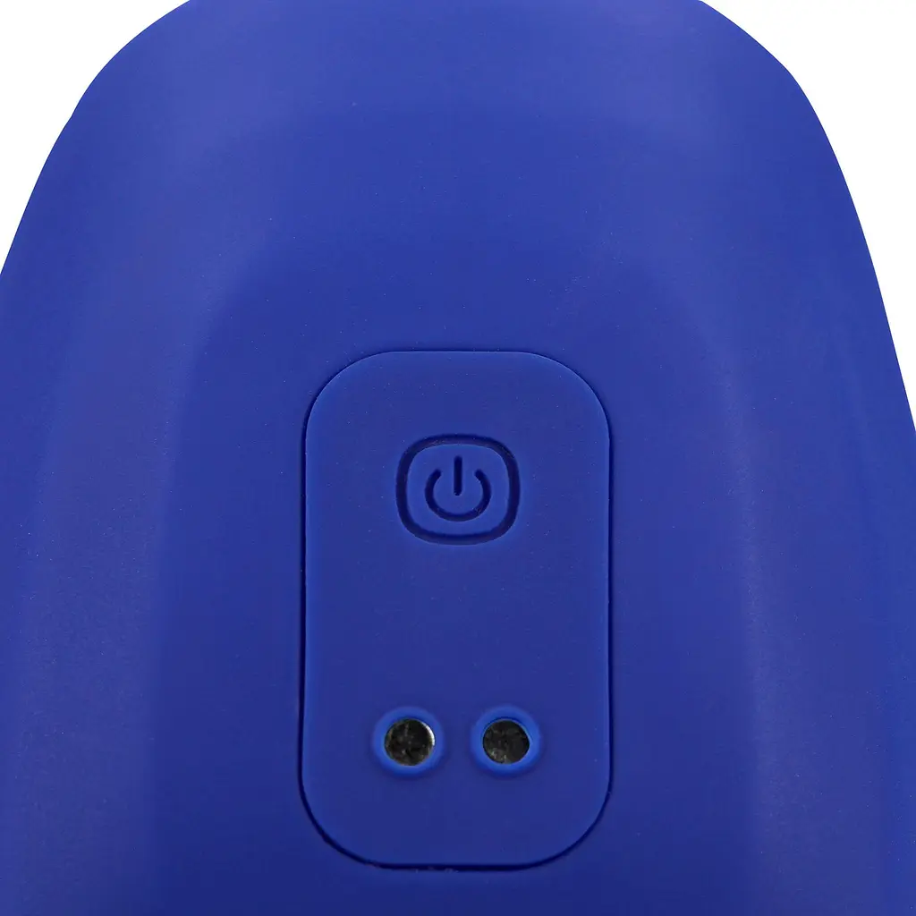 Мастурбатор с вибрацией Loveline Vibrating And Pulse Wave Stroker синий - фото 6