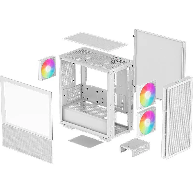 Корпус Deepcool CH360 White (R-CH360-WHAPE3-G-1) [146745] - фото 9