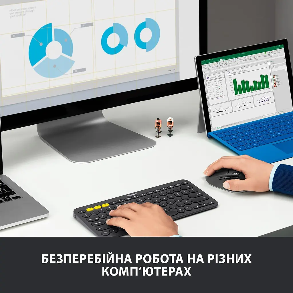 Бездротова миша Logitech M720 Triathlon Wireless/Bluetooth (910-004791) - фото 5