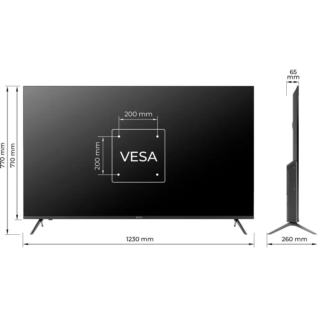 Телевізор Kivi U760Q 55'' LCD Ultra HD 4K (55U760QB) [135144] - фото 8