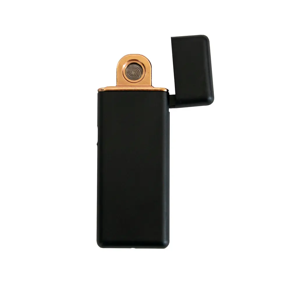 Електронна запальничка чорна сенсорна запальничка з юсб зарядкою USB ZGP ABS - фото 5