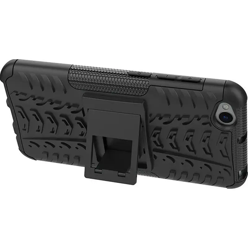 Чохол-накладка Toto Dazzle Kickstand 2 in 1 Case Xiaomi Redmi Go Black - фото 3