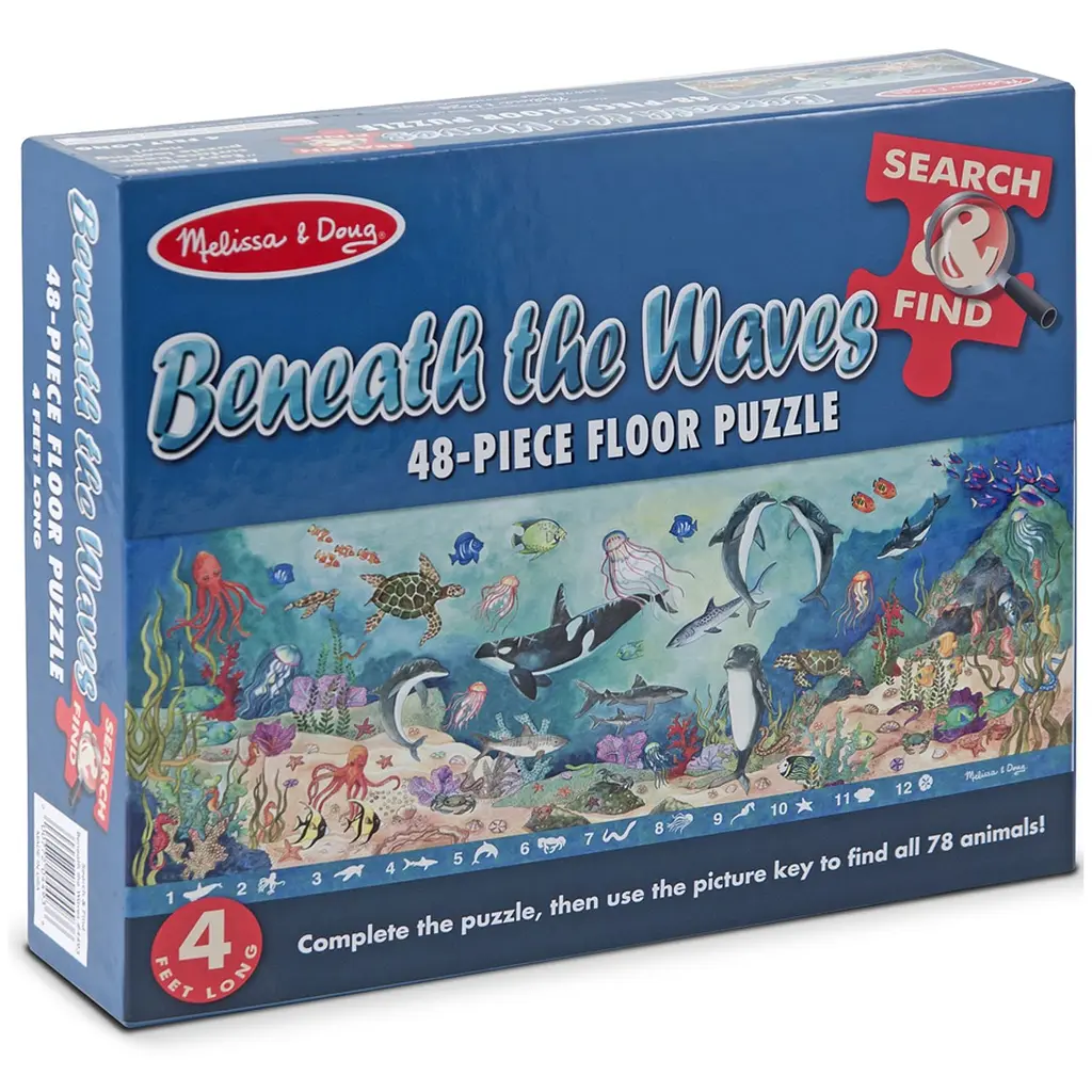 Мега-пазл Melissa&Doug Морське дно, 48 елементів (MD4493) - фото 3